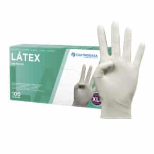 Guante látex sin polvo talla XL 100 uds.