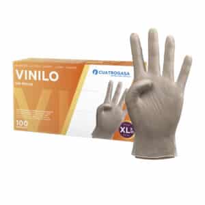 Guante vinilo sin polvo talla XL 100 uds.