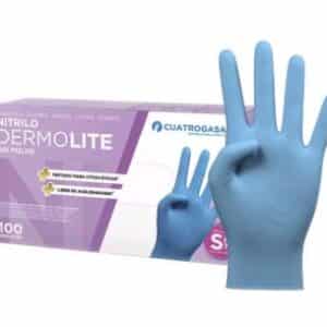 Guante nitrilo azul sin polvo talla S 100 uds,